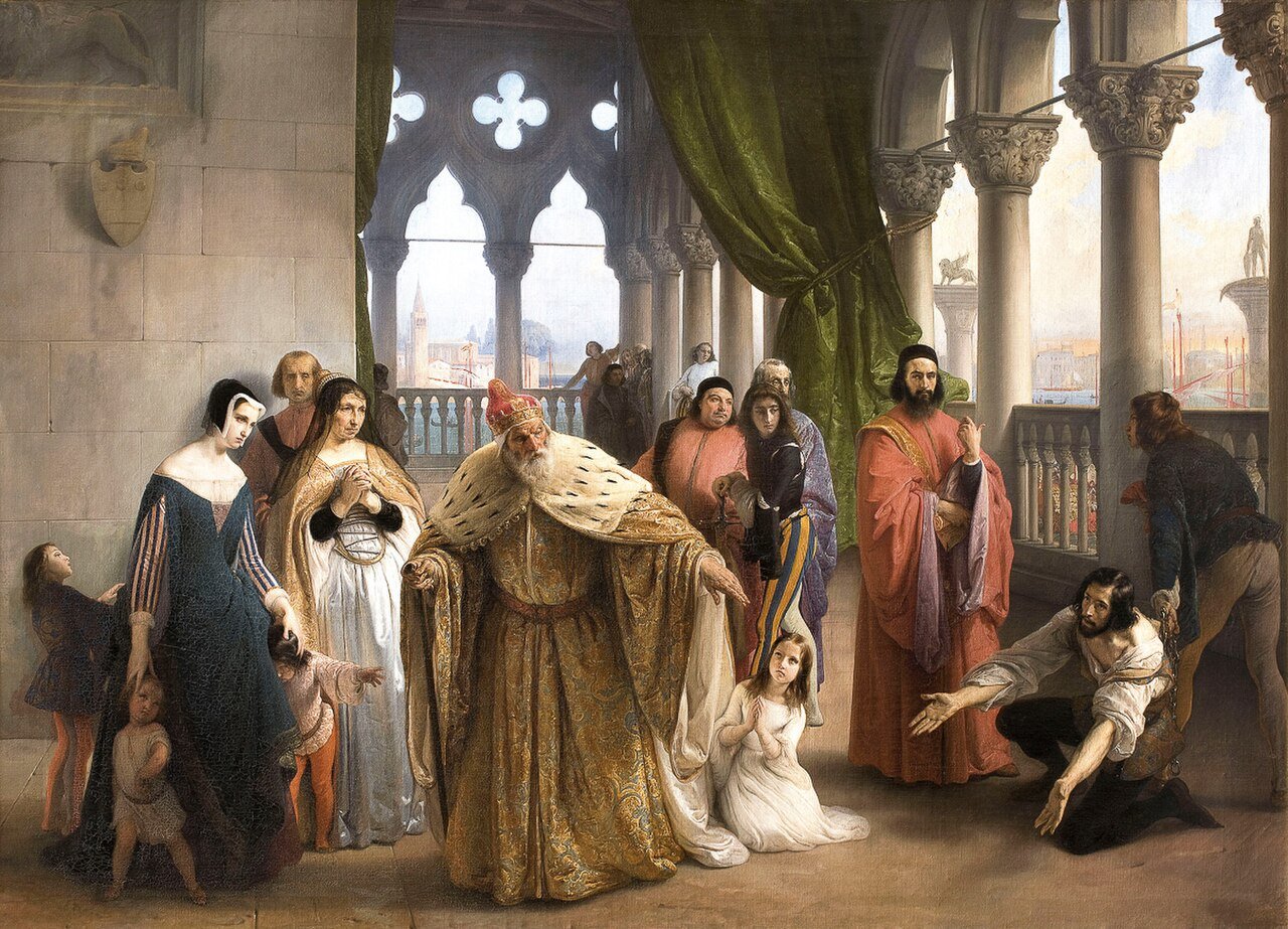 Hayez, Foscari · 1844